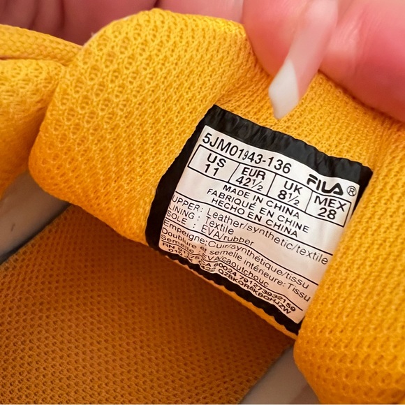 Fila Oakmount Trainer Women’s Low Top Orange Sneakers/Sz:11/NWT - Picture 14 of 16